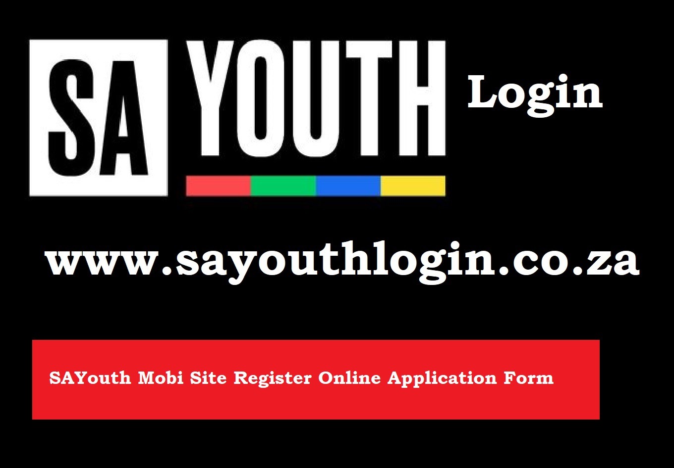 SAYouth Mobi Site Register Online Application Form